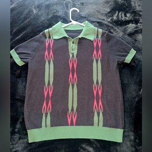 Men’s small vintage Collectif’s bowling sweater.